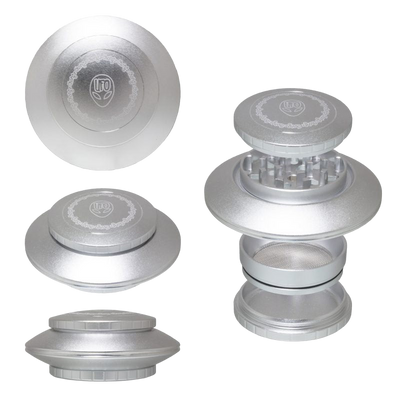 Chongz 63mm UFO Grinder (45mm grinding surface) – Silver