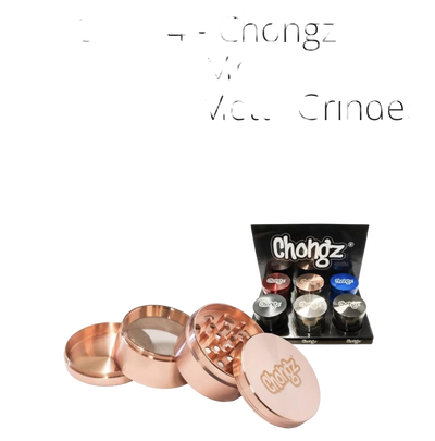Chongz 60mm 4-Part 'Mr Brightside' Metal Grinder