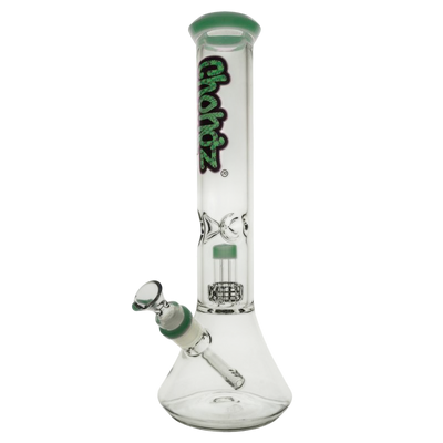 Chongz Glass “warning bell” 5mm 35cm Milk Green Waterpipe