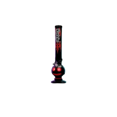 Chongz Black and Red Face Bubble Bong