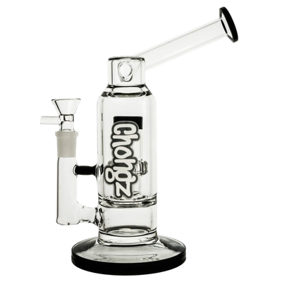 Chongz Glass “Down the Hatch” 21cm 5mm Black Percolator