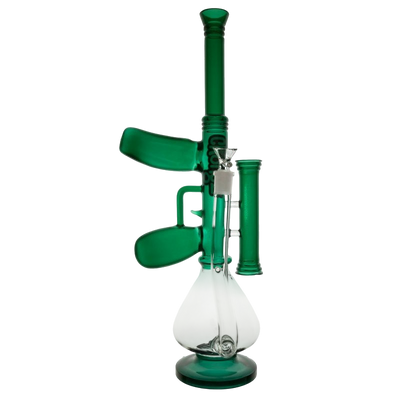 Chongz Glass “Eton Rifle” Teal 45cm waterpipe