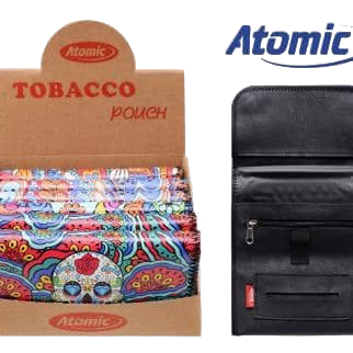 Atomic Tobacco Pouch Sugar Skull Print